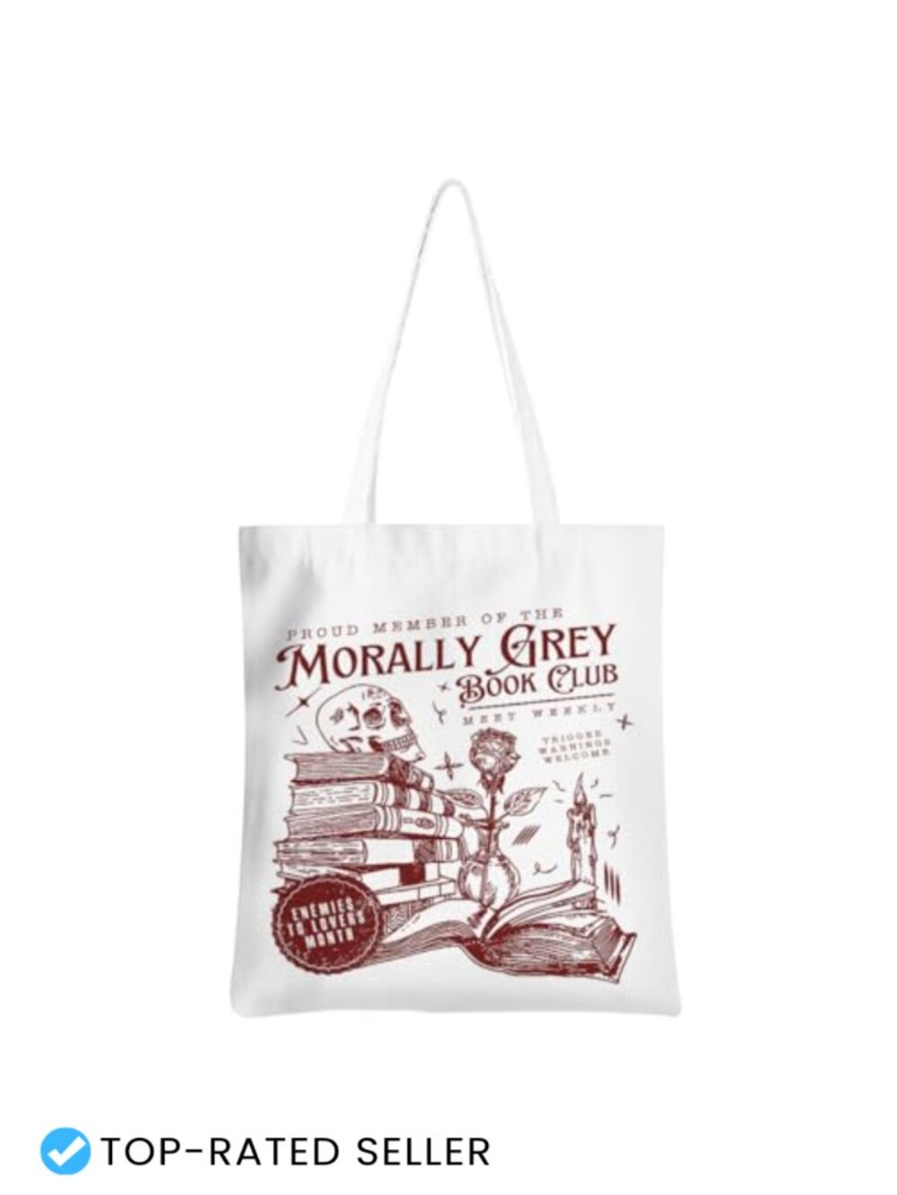 Funny Mouse Tote Bag Cotton Polyester Reusable Grocery Beach Weekender Gift